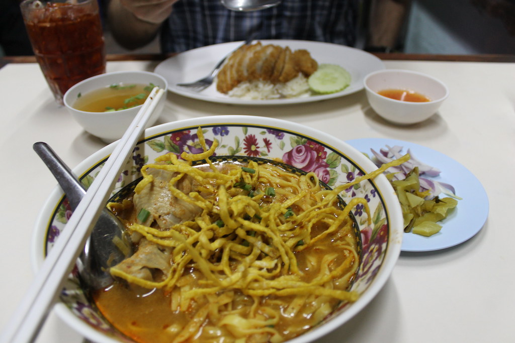 Last meal in Chiang Mai - khao soi curry. YUM.