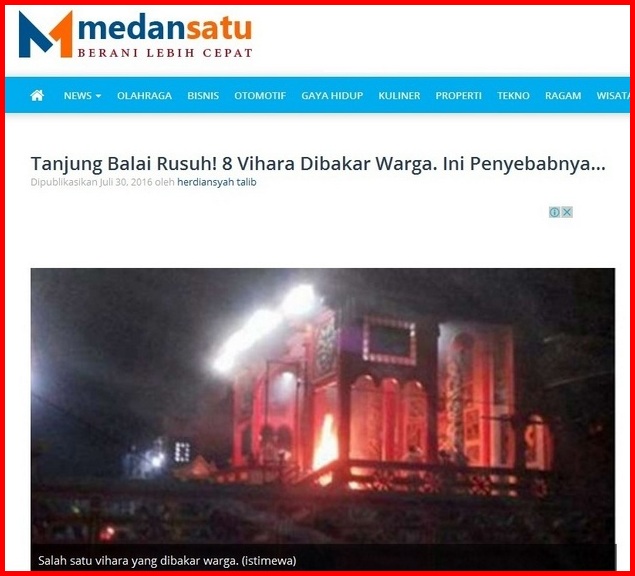Kerusuhan SARA Tanjungbalai, Operasi Intelijen?