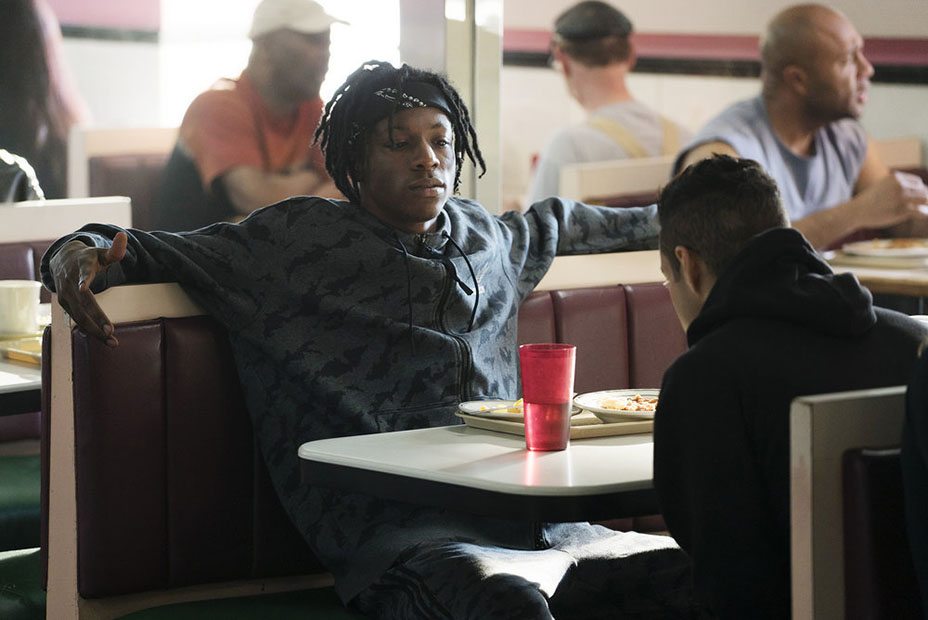 MR. ROBOT -- Pictured: Joey Bada$$ as Leon -- (Photo by: Peter Kramer/USA Network)