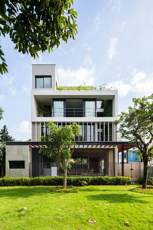 ngôi nhà đẹp, ngôi nhà Nam Thong, nhà đẹp Sài Gòn, thiết kế nhà với không gian xanh