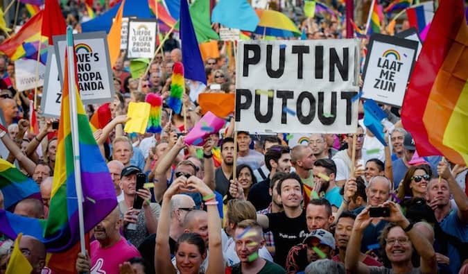 LGBT protests in russia