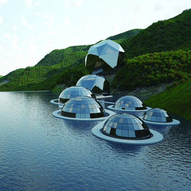 Mentougou: Eriksson Architects Unveils Geodesic Gemstone Eco Valley for China