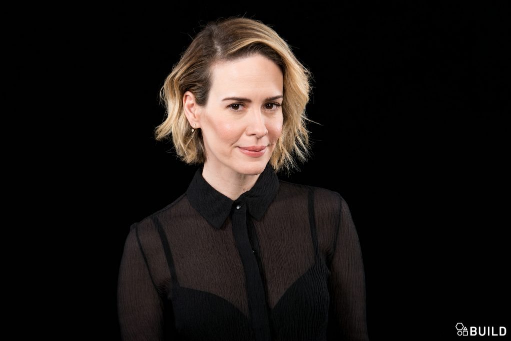 Sarah Paulson visits AOL Hq for Build on November 17, 2015 in New York. Photos by Noam Galai