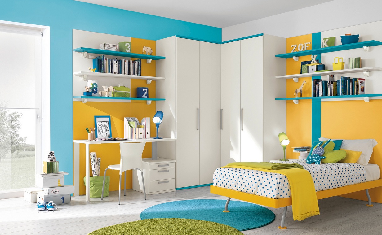 نتيجة بحث الصور عن ‪modern small kids' room for narrow spaces‬‏