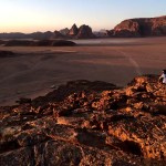 Fotos de Wadi Rum, Jordania - desierto al atardecer