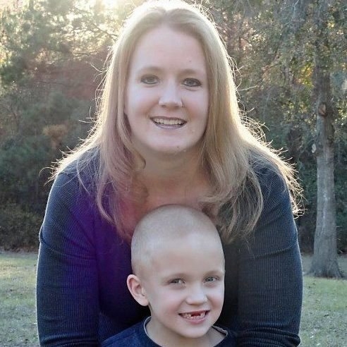 This is Leah Paske from Florida with her son, Bo.