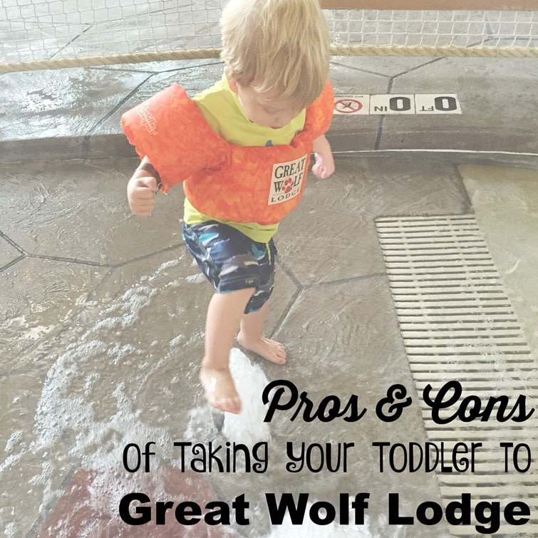 pros and cons of taking your toddler to great wolf lodge