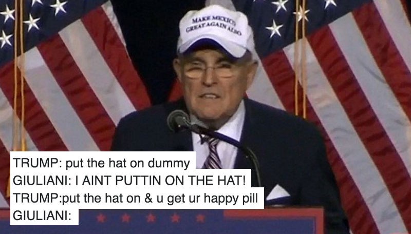 donald trump,immigration,reactions,list,mexico,hats,Rudy Giuliani,twitter