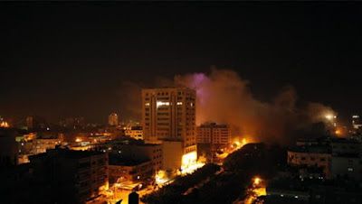 Serangan Udara Zionis Hantam Gaza Utara Setelah Serangan Roket