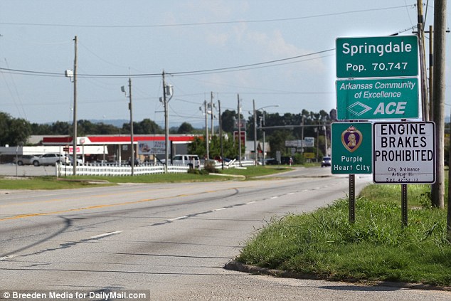 The city of Springdale, where Shelton grew up and still lives, is the fourth largest city in Arkansas
