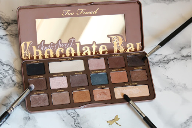 too faced chocolate bar semi sweet review and swatches