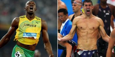 Usain Bolt and Michael Phelps