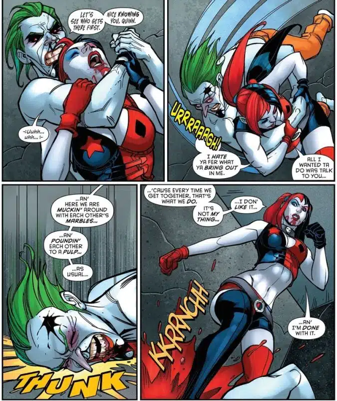 Harley y Joker. comicsjpg