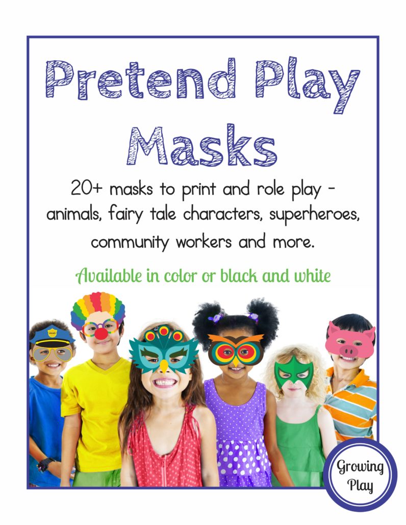 Pretend Play Masks