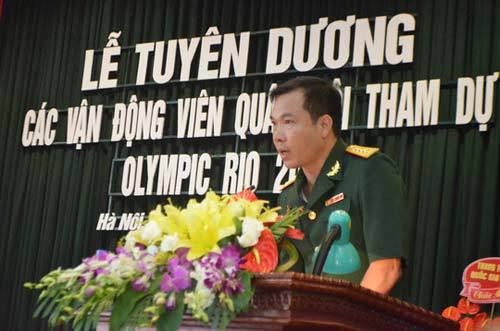 Hoàng Xuân Vinh, Bộ Quốc phòng, Olympic Rio 2016