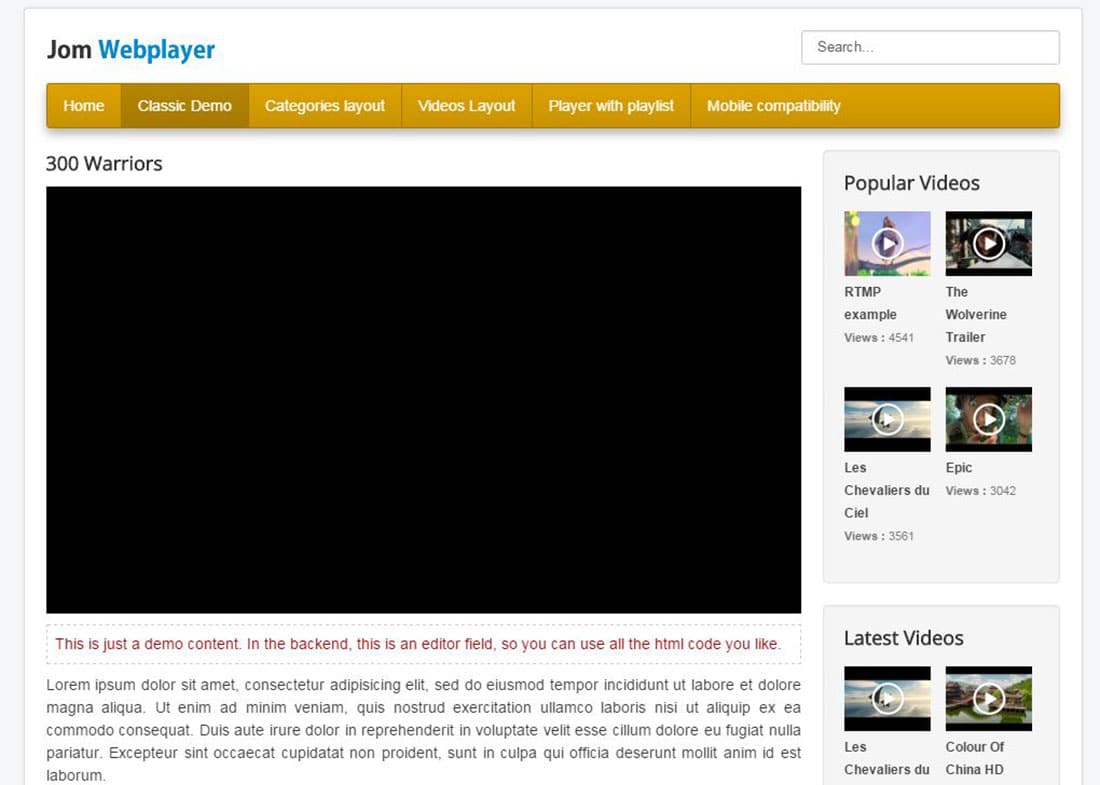 15-Jom-Webplayer---A-Joomla-Video-Gallery-Extension-Preview--