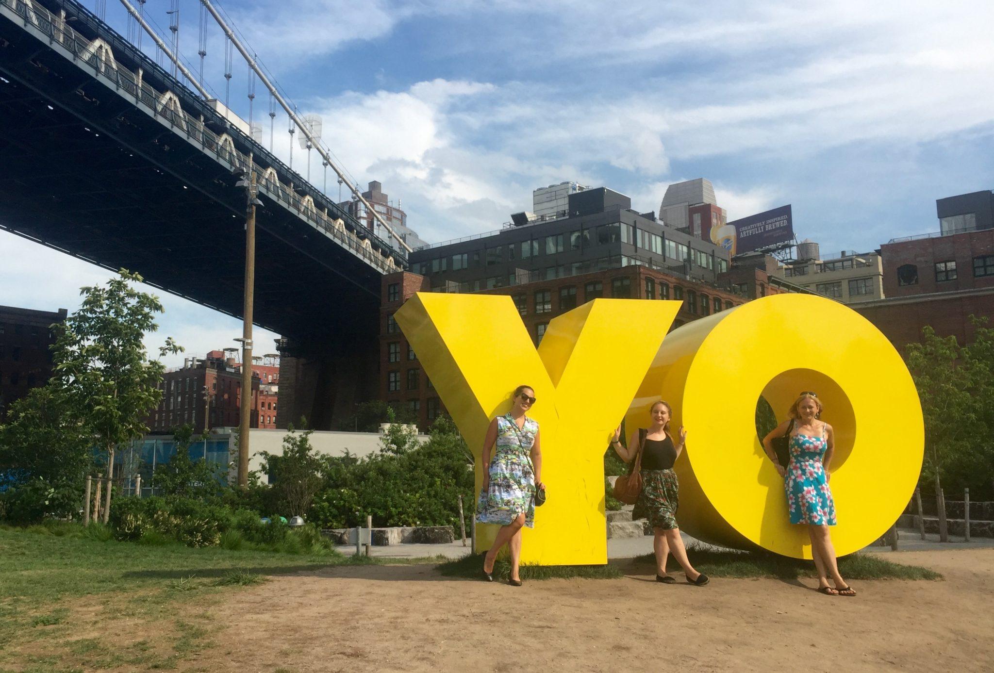 YO in Brooklyn Bridge Park