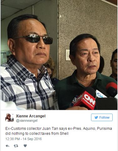 MUST READ: Graft Case Filed Against Aquino and Purisima Over Shell Tax Controversy