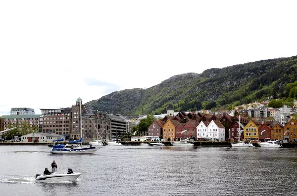 Fotos de Bergen en los Fiordos Noruegos, Bryggen