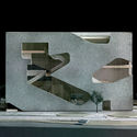 Model of the library. Image Courtesy of Steven Holl Architects