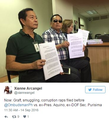 MUST READ: Graft Case Filed Against Aquino and Purisima Over Shell Tax Controversy