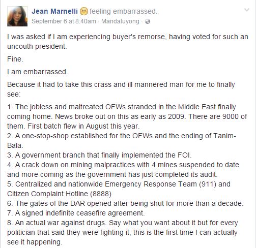 'Embarrassed' Supporter Posted Something Controversial About Duterte And This Will Surely Blow Your Minds!