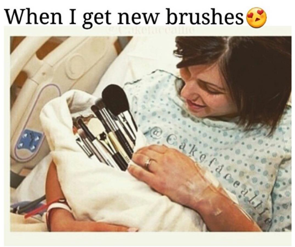 Getting new beauty products is a lot like gaining a lot of new babies to love without having to go through labor.