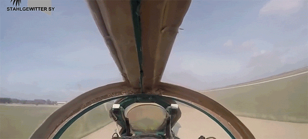 Watch a Totally Crazy Low Pass Flyby and Aileron Roll from Inside a MiG-21 Cockpit