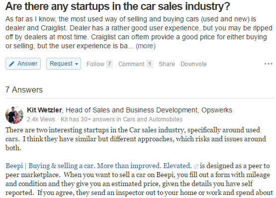 startups-in-the-car-industry-quora