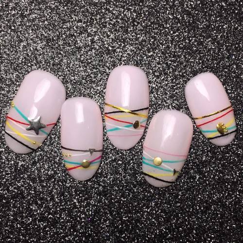 Bracelet nails inspired by @nail_unistella for the final day of...