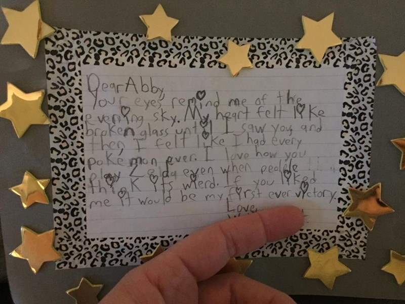 funny dating image 5th grader gets sweetest love note of all time
