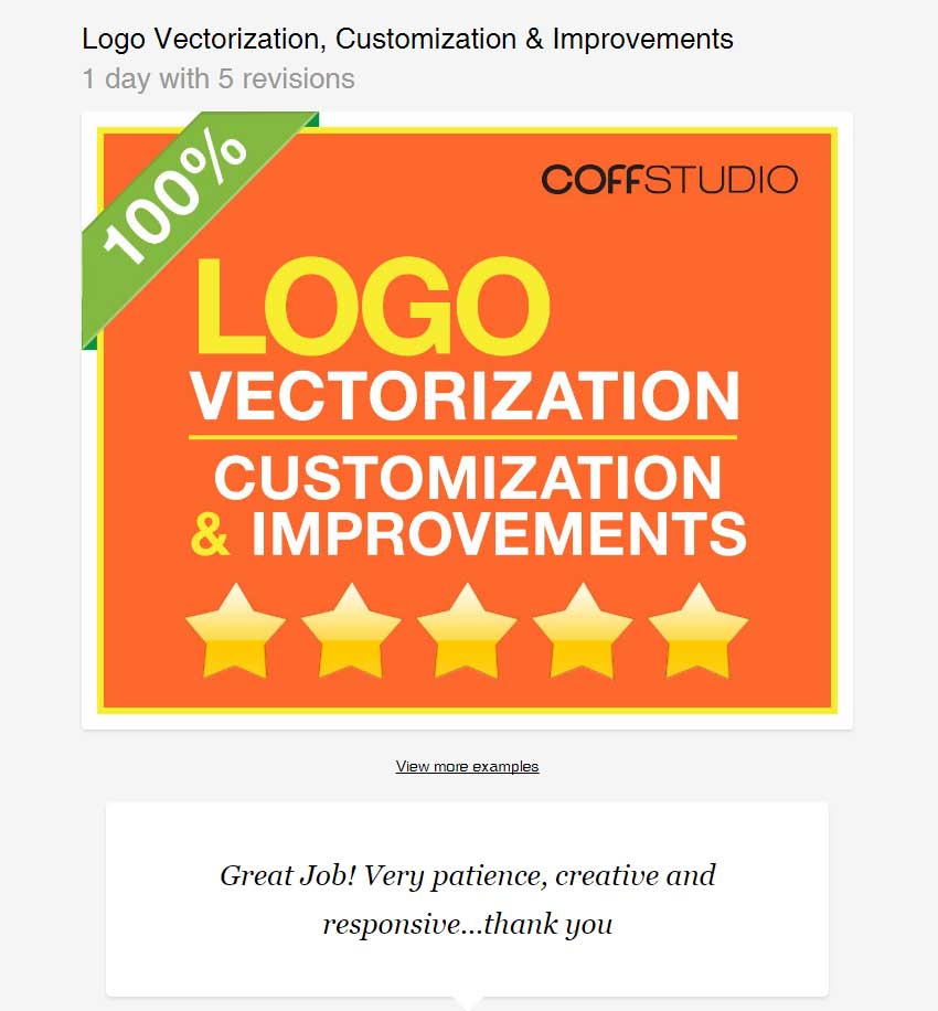 Logo Vectorization Customization Improvements