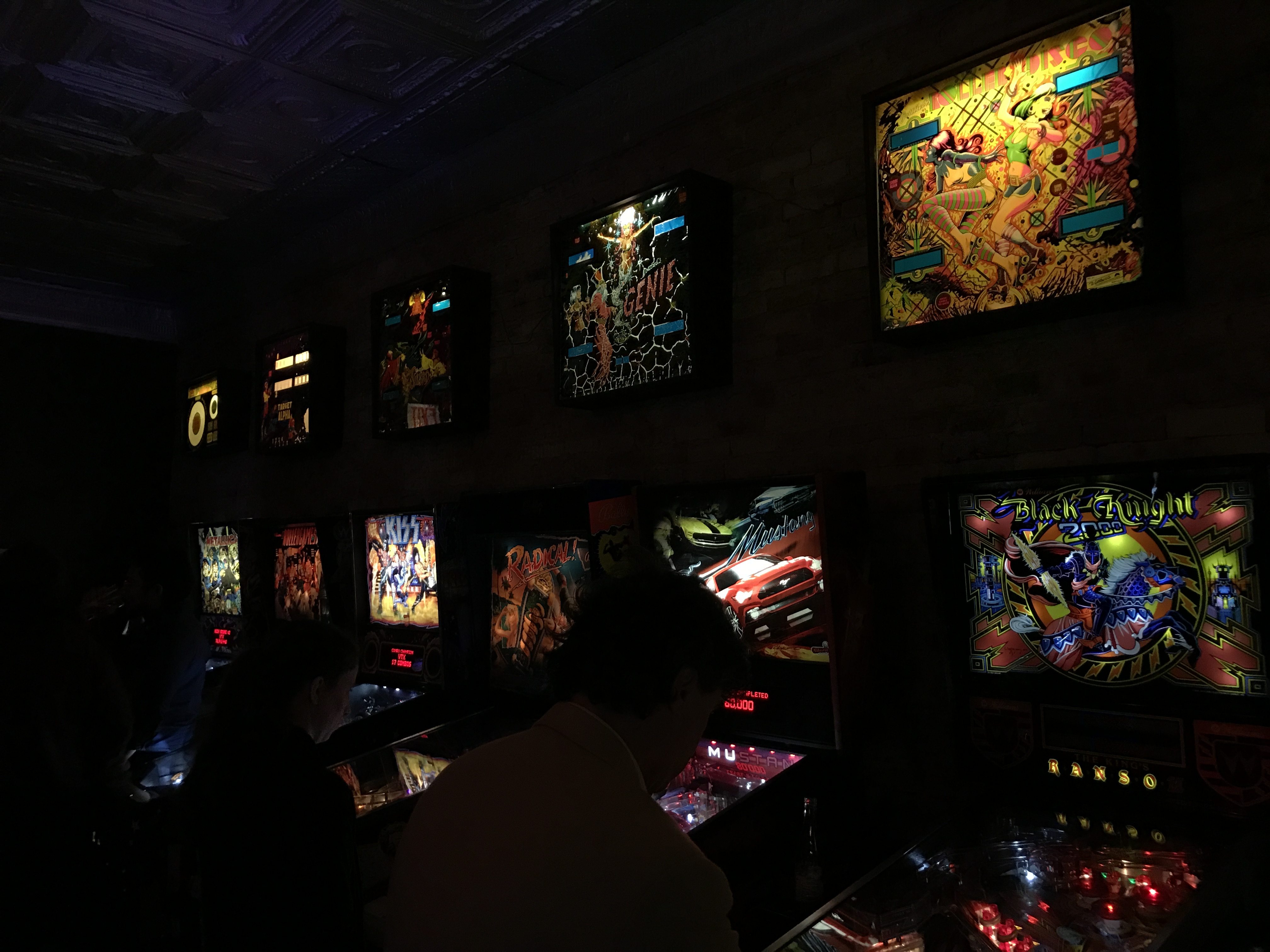 Pinballs at Chicago's Logan Arcade