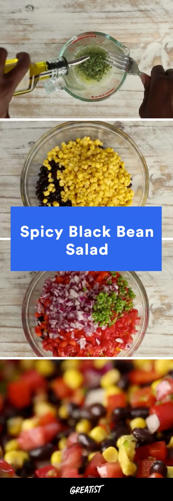video: black bean salad