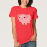 Cute Cartoon Pig Women T-Shirt