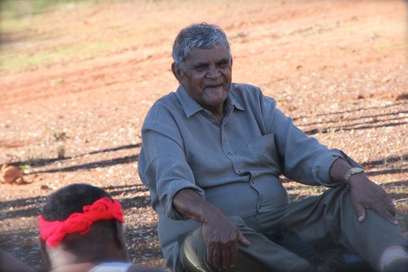 Aubrey Lynch, elder from the Wongatha Aboriginal language group, participated in one of the studies. Image via Preben Hjort, Mayday Film.