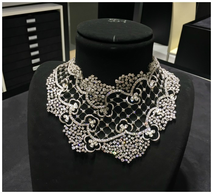 An incredible diamond necklace by Stefan Hafner. Seen at VicenzaOro.