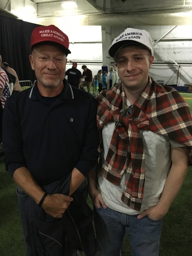 Jim Edmunds, pictured left, told BuzzFeed News he thinks the comments isare "just a minor distraction from the real issues in the country" and will "certainly not" affect his vote.