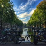 Fotos de Amsterdam, canales y muchas bicicletas