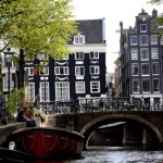 Fotos de Amsterdam, puente sobre el canal