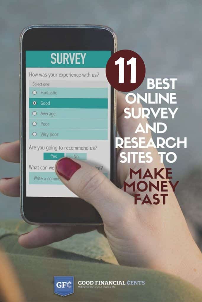 Awesome list of get paid to take surveys for money sites.