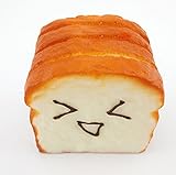 Brot Jumbo Squishy kawaii Expression Toast Slow Rising Handy Träger Spielzeug