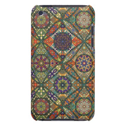 Vintage patchwork with floral mandala elements iPod touch Case-Mate case