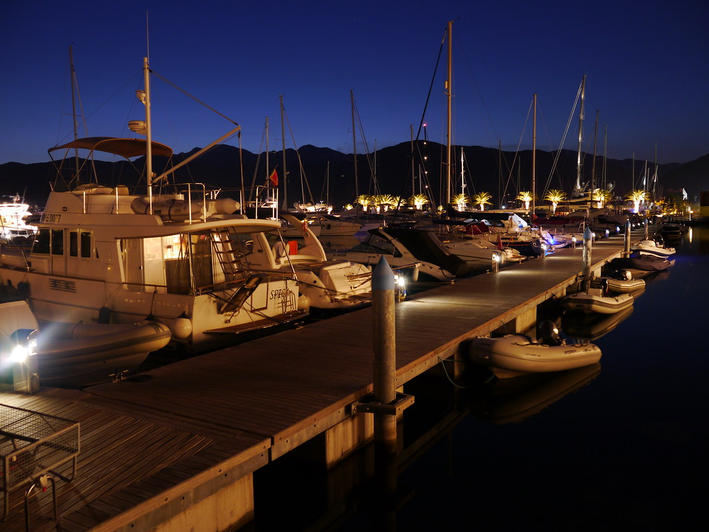 Porto Montenegro at night