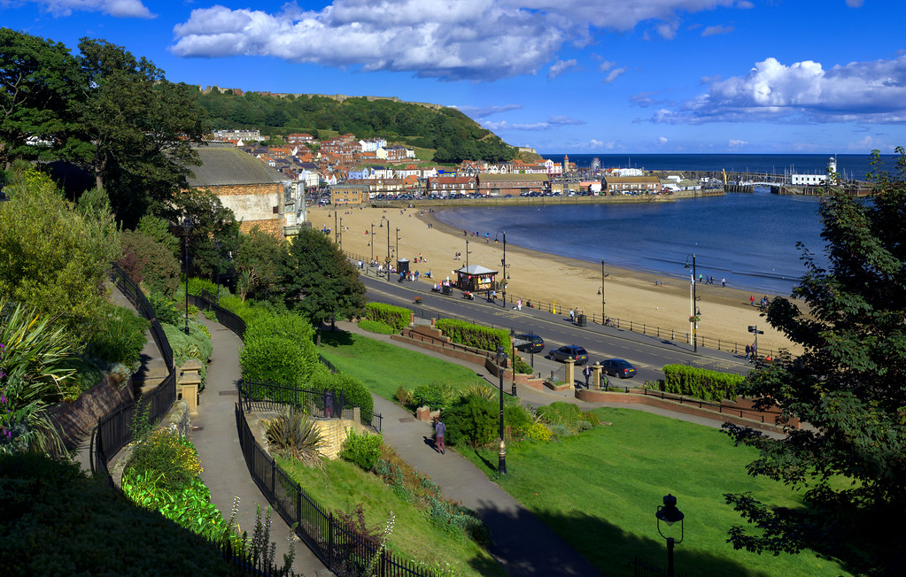Scarborough, North Yorkshire. Panorama (2 of 2). By Thomas Tolkien