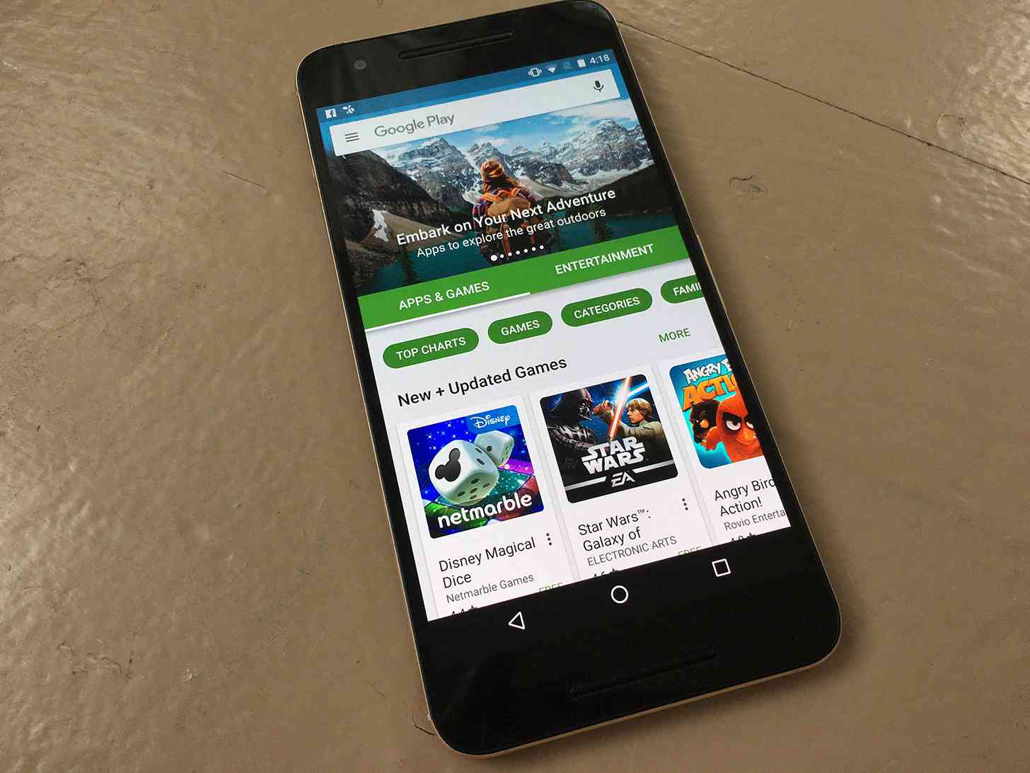 Google Play Store app Nexus 6P