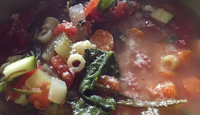 Why You Should Never Freeze Soup with Pasta In It