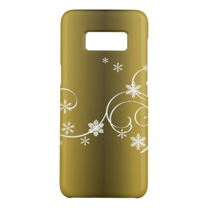 Metallic Gold Christmas Case-Mate Samsung Galaxy S8 Case