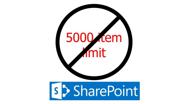 No 5000 item limit