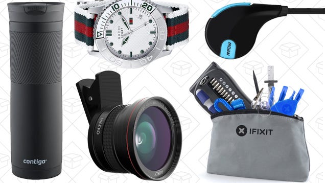 Today's Best Deals: Contigo Mugs, Gucci Watches, iFixit Toolkit, and More